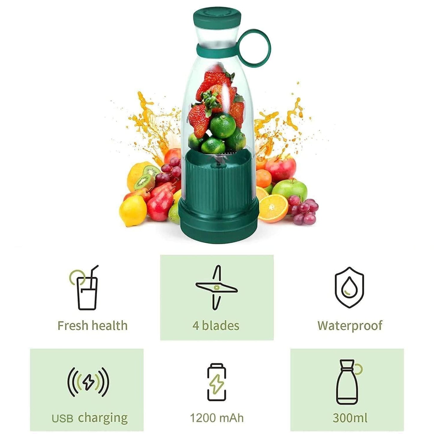 Electric Portable Mini Juice Blender